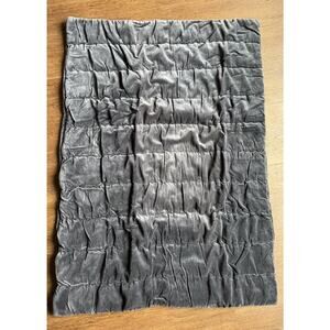 NEW RH King Lounger Organic Velvet Pillow Sham Twilight Navy